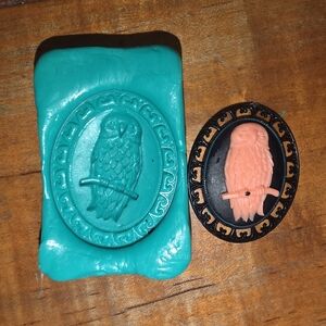 Owl Oul Cabochon Cameo Silicone Mold For Resin / Polymer Clay Or Baking CHOOSE